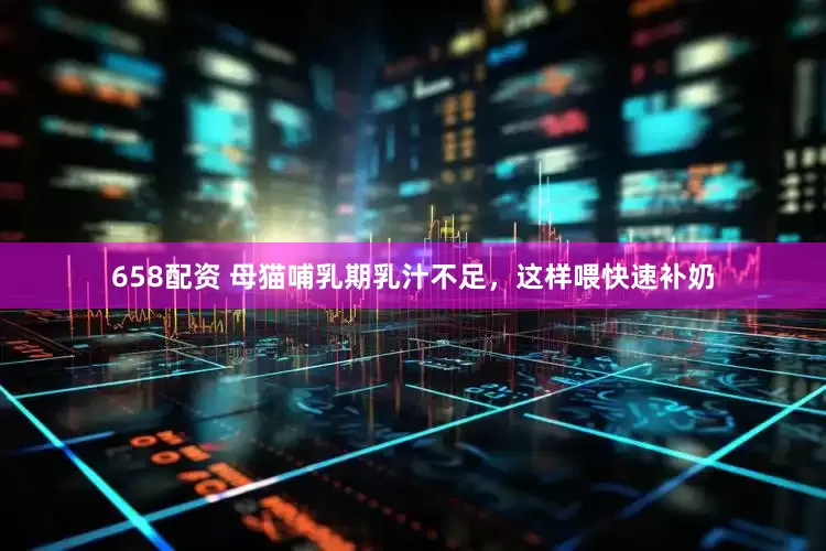 658配资 母猫哺乳期乳汁不足,这样喂快速补奶